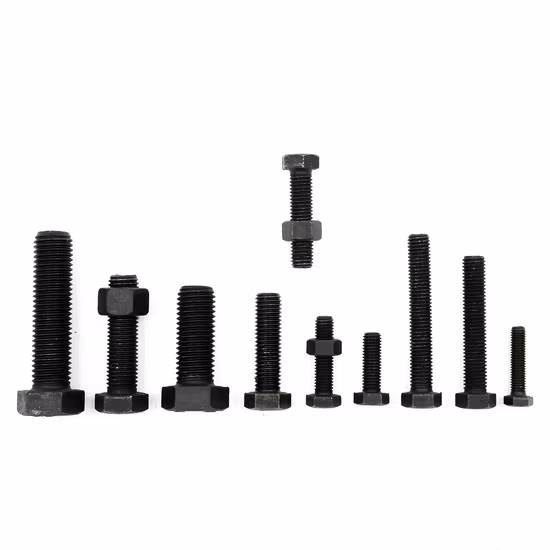 Carbon Steel Grade 4.8 8.8 10.9 12.9 Half Thread Full Thread Hex Head Bolts Manufacturer